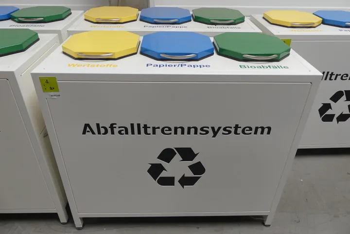 2x Abfalltrennsystem